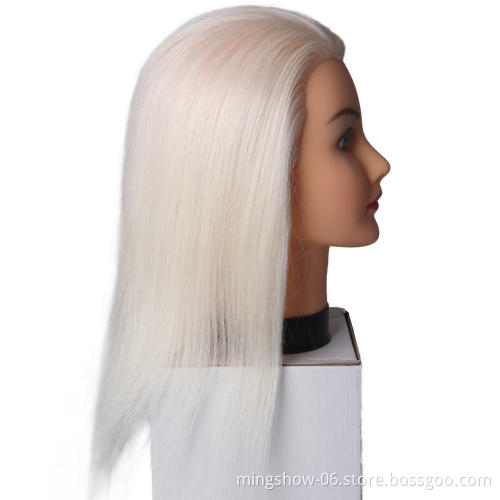 Custom wig head mannequin white